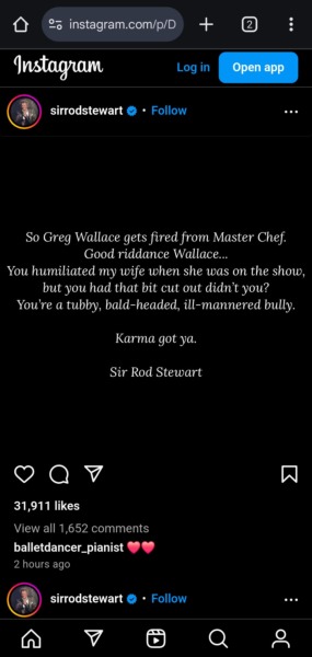 To want the tea on Gregg Wallace? 👀👀👀