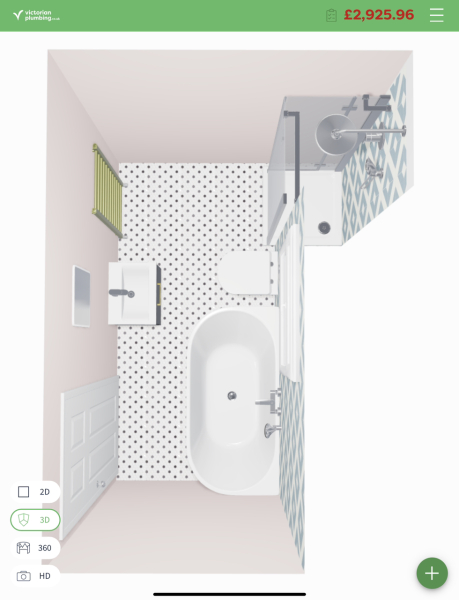 Awkward bathroom layout redesign