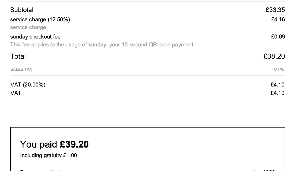 Service Charge plus tip??