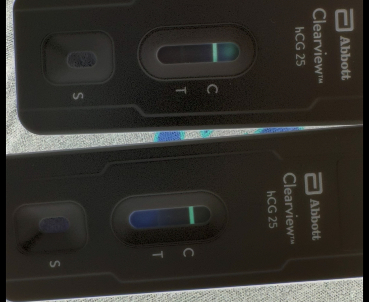 Evap line or faint positive?