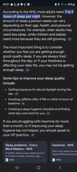 To think needing 9 hours solid sleep to function is ridiculous