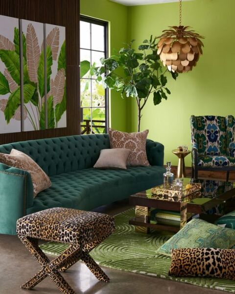 Paint colour to go with turquoise sofa