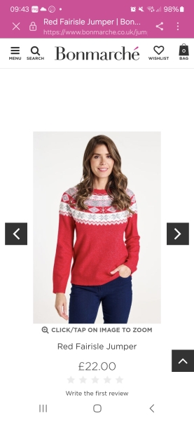 Vicky McClure's Christmas jumper