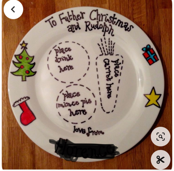 Santa plate
