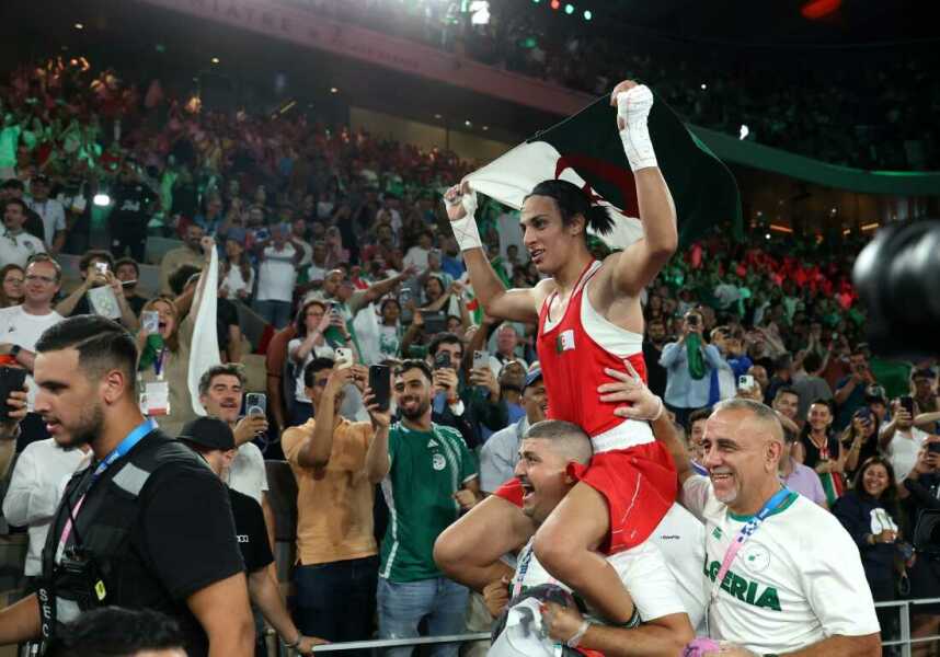 imane khelif has been allegedly confirmed to be a man.