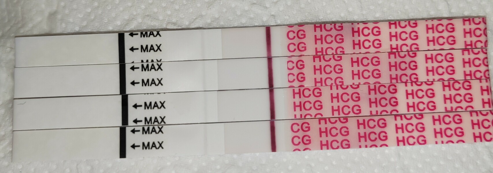 Friend thinks she may see a line... I can't and think she's wrong