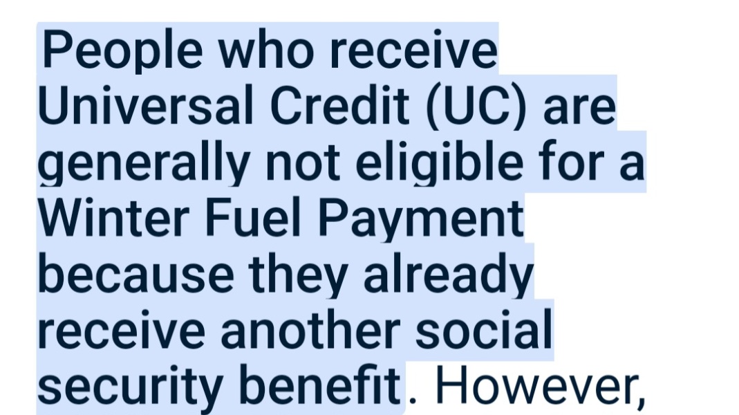 Anyone received winter fuel allowance