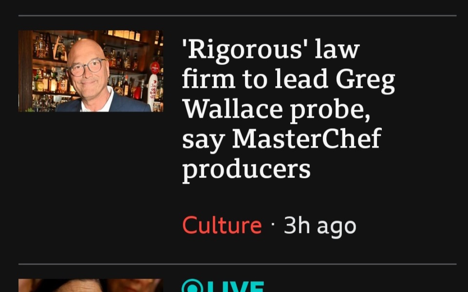 To want the tea on Gregg Wallace? 👀👀👀
