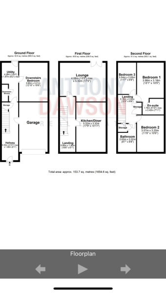 3 storey house with a dog and child