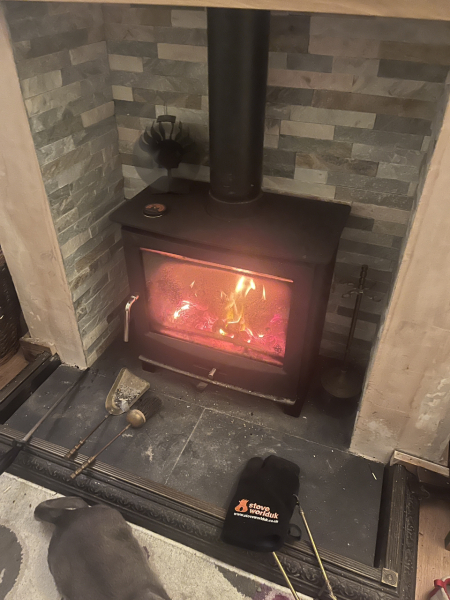Has anybody got a fire or logburner lit at home today?