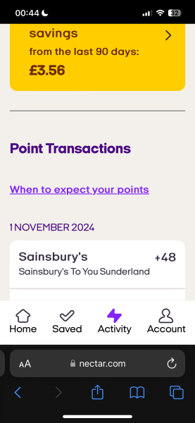 Has anyone else had their Nectar points nicked?