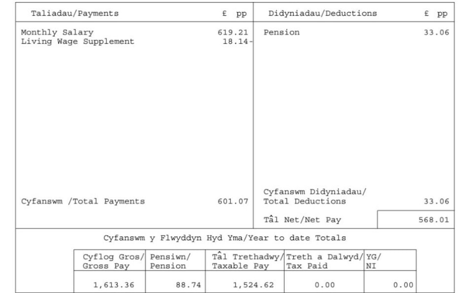 Deduction on wages? Is this right?
