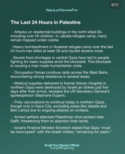 This is the reality of what Israel is doing (part 5)