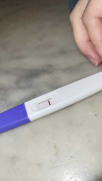 Evaporation Line or positive pregnancy test