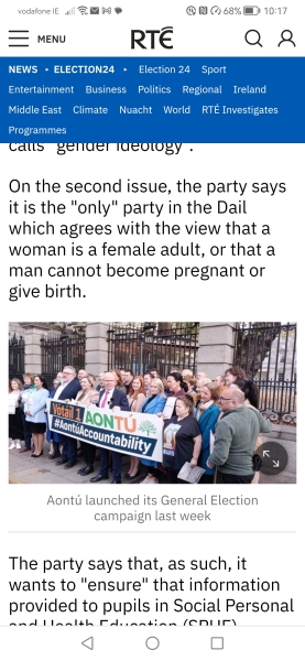 Aibu to be very upset at the way this poor care worker was treated by the Irish Taoiseach? Video in link.