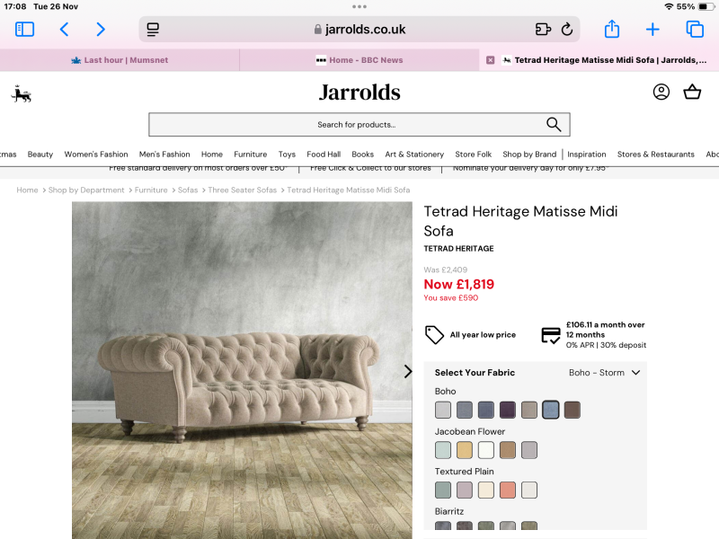 Help me pick a sofa (links provided)