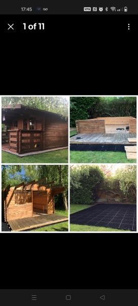 Do you have a garden shed base if it's on grass?