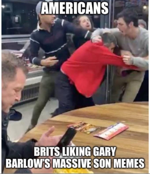 Gary Barlow and son