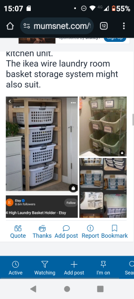 That the current laundry storage systems on the market are all a bit crap and inflexible?