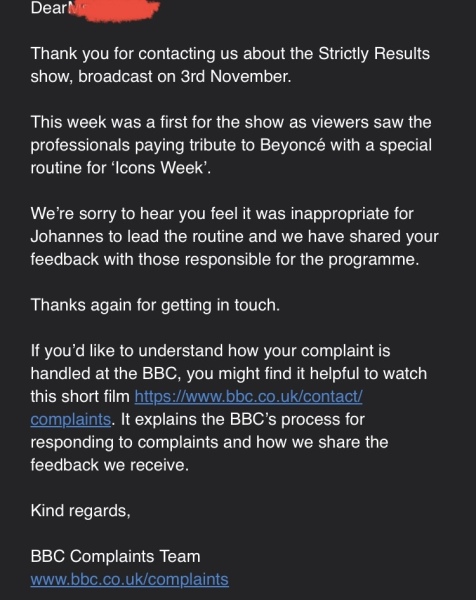 Beyonce Routine Strictly Results Show