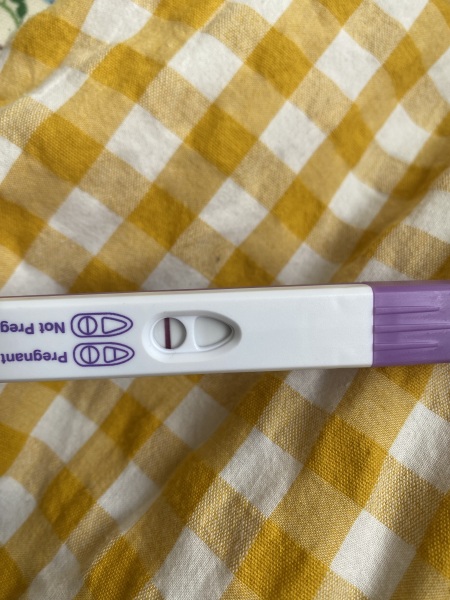TW: mention of miscarriage- faint positive after loss?? help