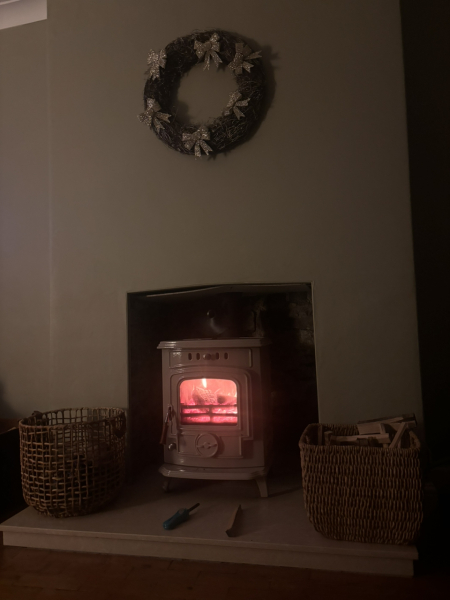 Has anybody got a fire or logburner lit at home today?