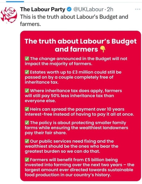 To support UK Farmers