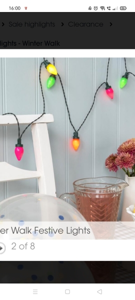 Vintage looking fairy lights