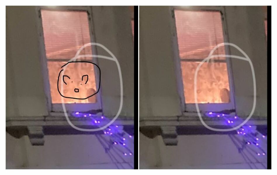 To see a face in this picture?