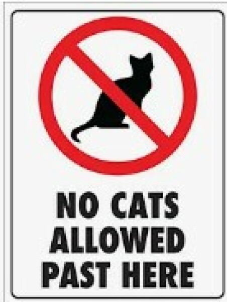 Neighbour doesn’t want cats walking on her fence