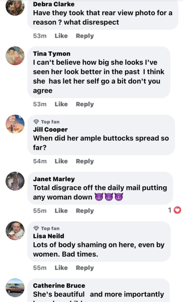 Women being nasty/body shaming other women