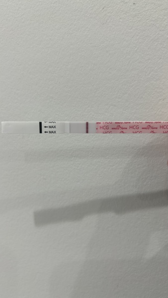 Can you see a faint line? 10 dpo