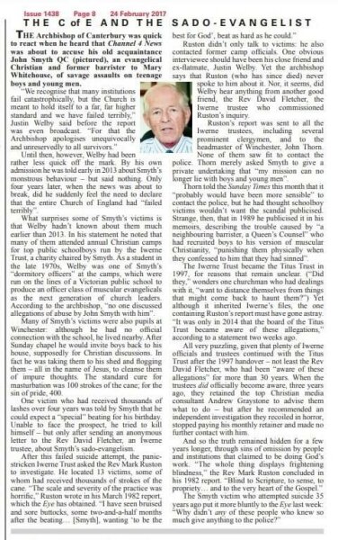 Justin Welby's position is untenable imo