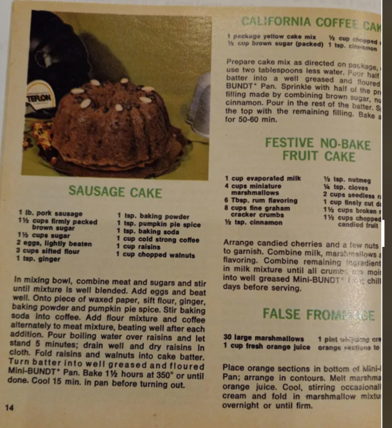 Share the worst cake recipe you ever tasted