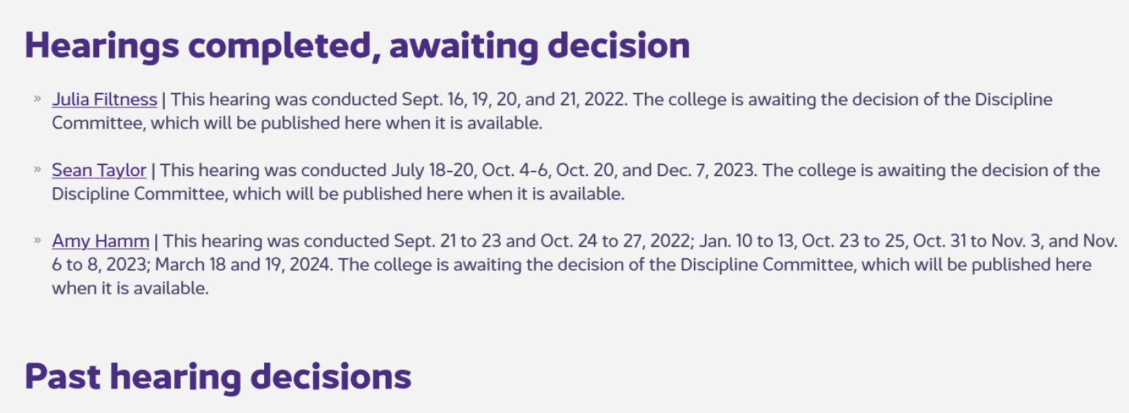 Amy Hamm - Canadian Nurse being disciplined for being GC