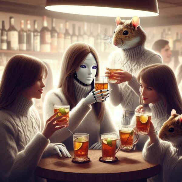 Bluestocking: Do androids dream of electric hair?