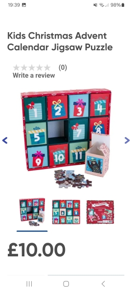 Advent calendar for 7 yo boy