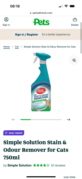 Cat poo smell