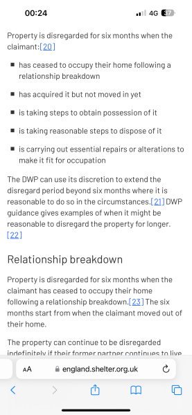 Universal credit confusion