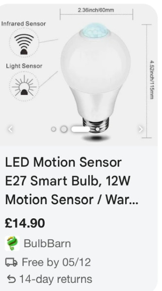 To tell him he left the light on again