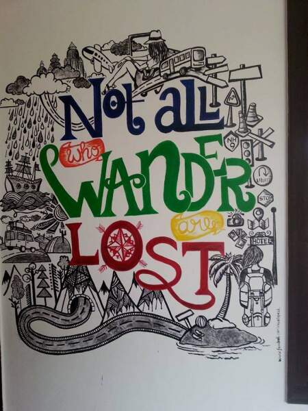 To feel that people who constantly travel are just running from their problems?