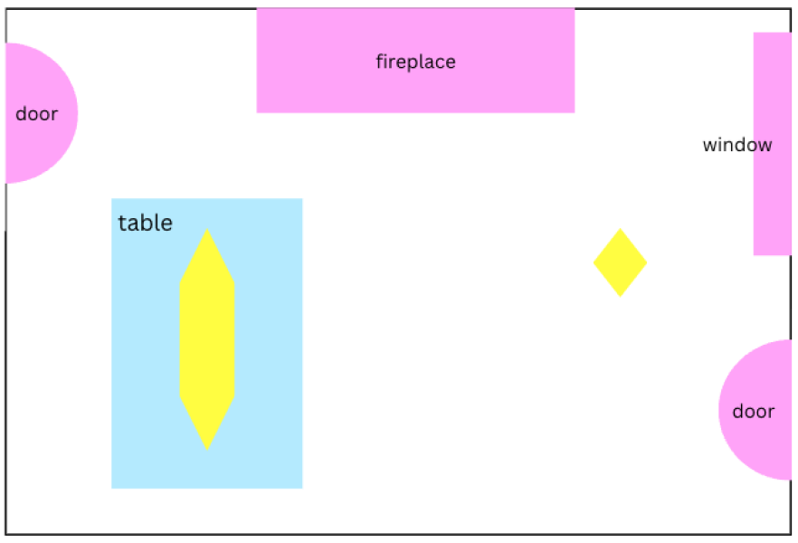 Weird positioned light fittings (with diagram!)
