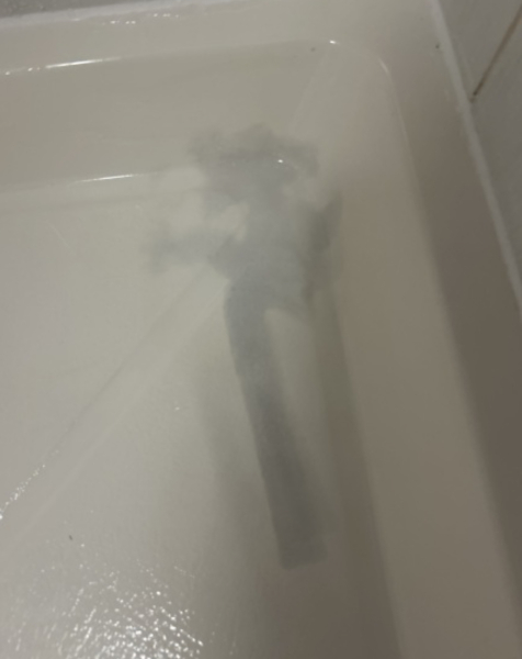 How do I get this stain out of my shower tray?
