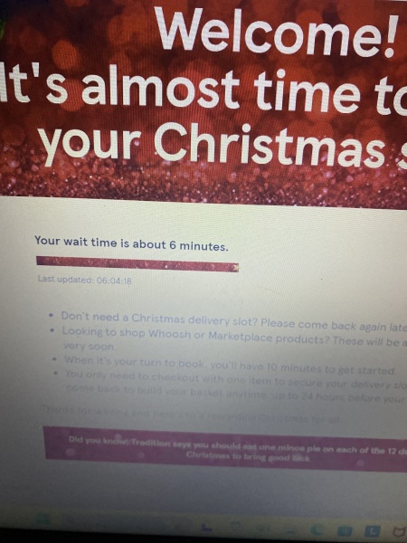 Tesco Christmas slots