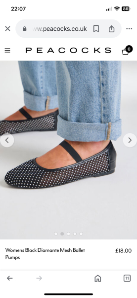 Flat shoes for Christmas party