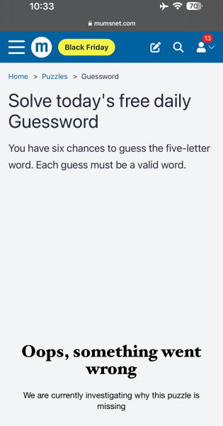 Where's puzzles gone?