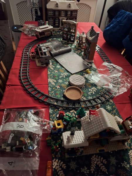 To show me your Lego collection?