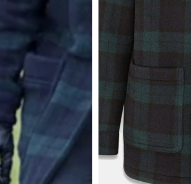 Ashley Jensen's coat in Shetland