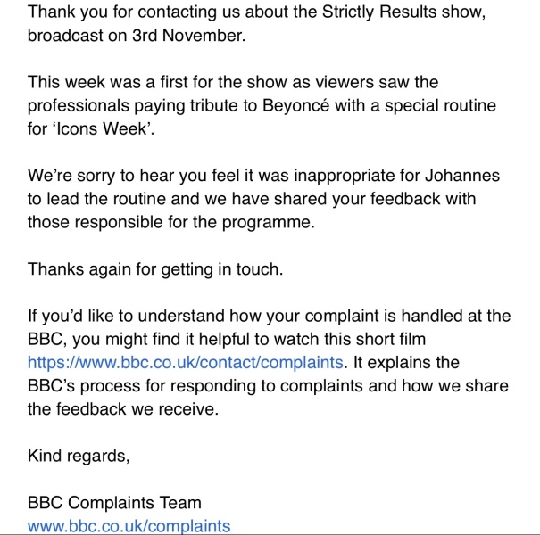 Beyonce Routine Strictly Results Show