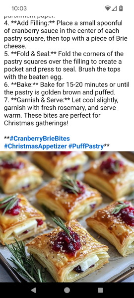 ‘Naice’ Christmas Eve buffet food